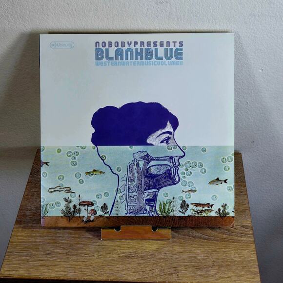 12" Double LP – Nobody Presents Blank Blue WesternWaterMusicVol. 2 - Picture 1 of 3